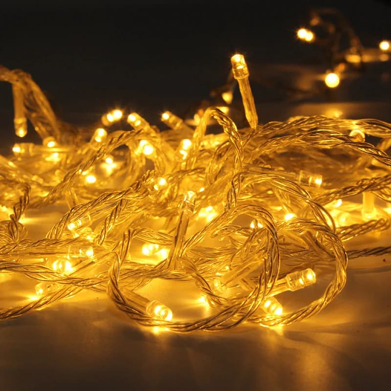 6M/3M/2M LED Christmas Decoration Lantern String Decoration Lights Party Wedding Decoration Xmas Tree House Decor Garland USB