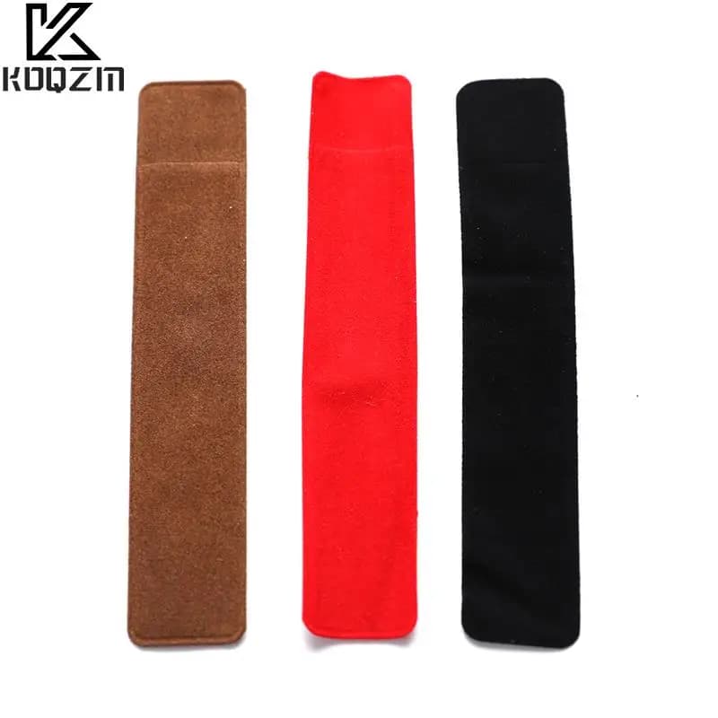 5/10Pcs Velvet Pen Pouch Fountain Pen Case Single Pencil Bag Retro Fountain Pen Holder
