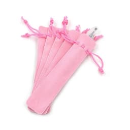 5/10Pcs Velvet Pen Pouch Fountain Pen Case Single Pencil Bag Retro Fountain Pen Holder