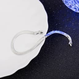 Ins Style 925 Sterling Silver Bracelet 4mm20cm Blade Snake Bone Bracelet For Men & Women Jewelry Gifts