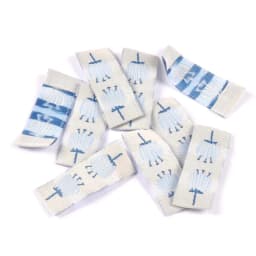 Maple Leaf/bird Pattern 50pcs Handmade Woven Label For Clothing Care Labels Cartoon Shoes Bags Garment Tags 15x40mm CP3159