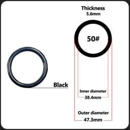 Fishing Rod Guides Ring 10Pcs~100Pcs Wear Resistant Ceramic Guide Ring Rod Repair Replacement Kit Alconite Ring Black 6mm~47.3mm