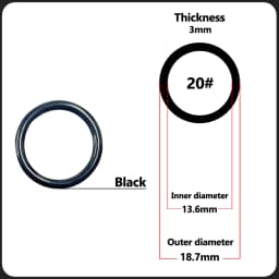 Fishing Rod Guides Ring 10Pcs~100Pcs Wear Resistant Ceramic Guide Ring Rod Repair Replacement Kit Alconite Ring Black 6mm~47.3mm