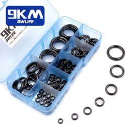 Fishing Rod Guides Ring 10Pcs~100Pcs Wear Resistant Ceramic Guide Ring Rod Repair Replacement Kit Alconite Ring Black 6mm~47.3mm