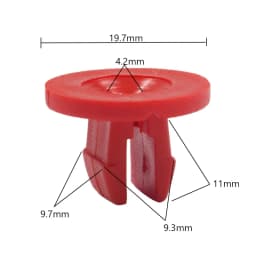 50Pcs FOR FORD FOCUS MONDEO PUMA ENGINE UNDERTRAY TRIM CLIPS COVER PLASTIC GROMMET NUT