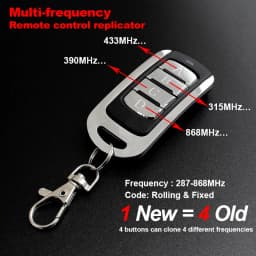 Gate control for Garage door Remote control duplicator 433.92MHz 868.3MHz Gate door opener For Fixed rolling code