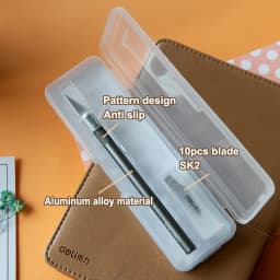 Deli Scalpel Blades Metal Precision Knife Cutter Engraving Craft Knives for Wood Paper Mobile Phone PCB Repair Tool Knives