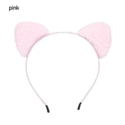 Anime Cosplay Cute Face Wash Plush Cartoon Hair Accessories Hair Hoop Hair Band Cat Ears Headband