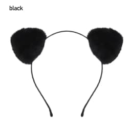 Anime Cosplay Cute Face Wash Plush Cartoon Hair Accessories Hair Hoop Hair Band Cat Ears Headband