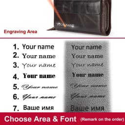Leather Large Men Clutch Wallets Name Customized Men Purse 100% Genuine Leather Long Leather Male Wallet