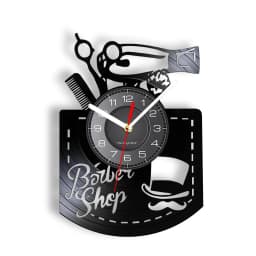 Hairdressing Tools Barber Shop Wall Clock Hair Salon Decor Color Changing Contemporary Hairdressing Watch Gift For Hairdressers