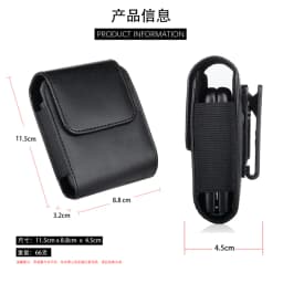 For Samsung Galaxy Z Flip 8 /Flip 7 /Flip 6 Flip 5 /Flip4 Belt Clip Holster Case Cover PU Leather Waist Bag For Motorola Razr 60