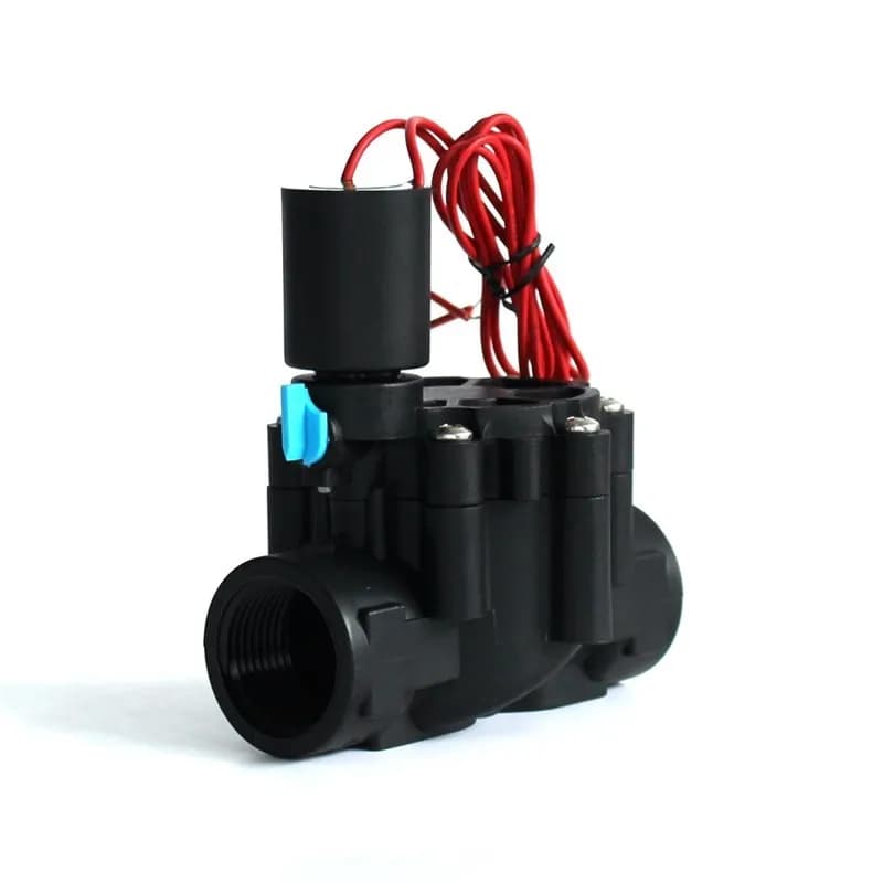 1/2" 3/4" 1" Normally Closed Solenoid Valve Water 220V 12V 24V Nylon Valve For Farm Garden Landscape Irrigation