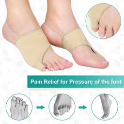 1Pair Tailor Bunion Corrector Pads Splint for Bunion Pinky Toe Relief Toe Straightener, Little Toe Separator With Anti-Slip