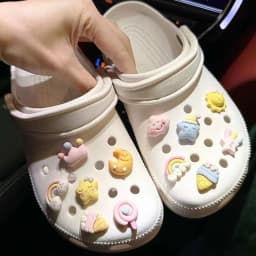 DIY Cute Animal Shoe Charms for Kids Detachable Buckle Hole Decorations Party Gift for Boys And Girls