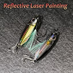Metal Jig Fishing Lure 10g 20g 30g 40g Shore Casting Swimbait Spoon Spiner Laser LAKE Pesca Ocean Tackle Wobbler Artificial Bait