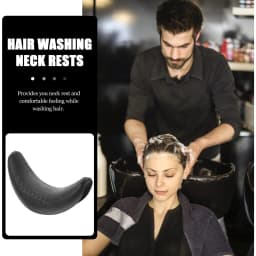 Salon Silicone Hair Washing Sink Cushion Shampoo Gel Neck Cushion Hair Cleaning Headrest Pillow Barbershop Use Shampoo Tool