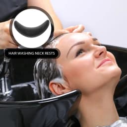 Salon Silicone Hair Washing Sink Cushion Shampoo Gel Neck Cushion Hair Cleaning Headrest Pillow Barbershop Use Shampoo Tool