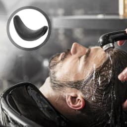 Salon Silicone Hair Washing Sink Cushion Shampoo Gel Neck Cushion Hair Cleaning Headrest Pillow Barbershop Use Shampoo Tool