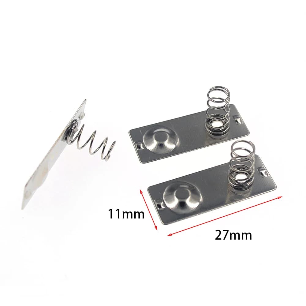 10PCS 27x11mm AA Battery Positive Negative Conversion Spring Contact Plate For the 5th battery spring