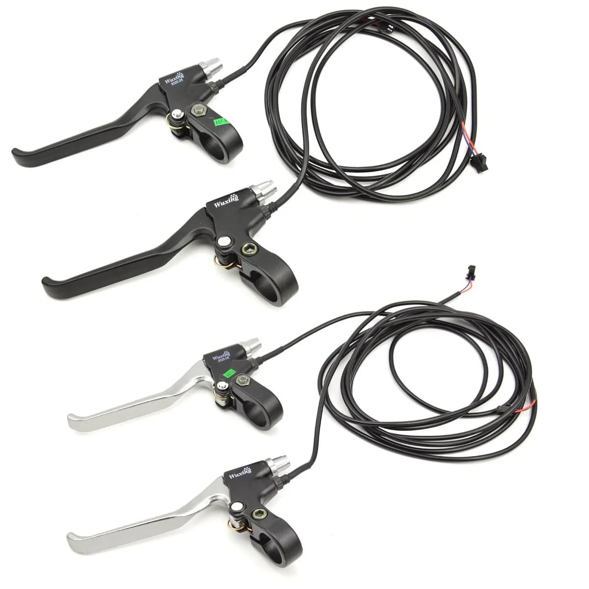 WUXING Lithium Battery Bicycle Power off Brake Lever Electric Bike Brake Power Off System Brake Handle With Cable 1.5M