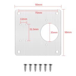 KAK Stainless Steel Cabinet Hinge Repair Plate 1-8 Pack Door Hinge Mounted Plate with Screws Furniture Hardware Accessories