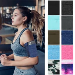 Universal Portable Elastic Mobile Phone Arm Bag Running Bags Sports Armband Men Women Colorful Simple Fitness Gym Bags Pouch