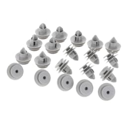 25Pcs Car Plastic Interior Attaching The Door Card Panel Grey Trim Clips Fastener 91560-slj-j01 for Honda Civic CR-V Accord Jazz
