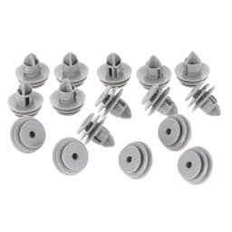 25Pcs Car Plastic Interior Attaching The Door Card Panel Grey Trim Clips Fastener 91560-slj-j01 for Honda Civic CR-V Accord Jazz