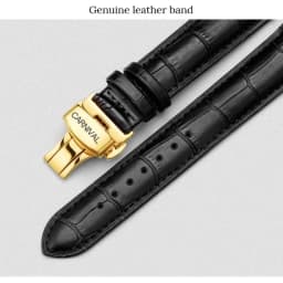CARNIVAL New Dual Time Zone Watches for Men Automatic Multifunction Men Mechanical Wristwatches Sapphire Calendar Montre Homme
