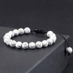 Men Energy Beads Bracelet Adjustable Natural Stone Agates Onyx Charm Bracelets Chakra Healing Women Yoga String Bangles Jewelry