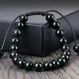 Men Energy Beads Bracelet Adjustable Natural Stone Agates Onyx Charm Bracelets Chakra Healing Women Yoga String Bangles Jewelry
