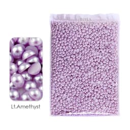 Bulk Wholesale 2-10mm Imitation Pearls Ivory White AB Multi Colors Half Round Flat Back Bead ABS Plastic Glitters DIY Nail Art