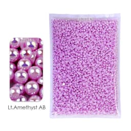 Bulk Wholesale 2-10mm Imitation Pearls Ivory White AB Multi Colors Half Round Flat Back Bead ABS Plastic Glitters DIY Nail Art