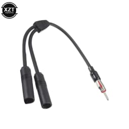 Car Antenna Cable Adapter 1 to 2 Radio Antenna Splitter Extension Cable Meet More Connectivity Needs Antenna For Car