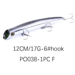 New Popper Fishing Lure 2021 Weigths 17g 12cm Topwater Wobbler Accessories Artificial Bait Goods Floating Wobblers Fish Tackle