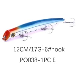 New Popper Fishing Lure 2021 Weigths 17g 12cm Topwater Wobbler Accessories Artificial Bait Goods Floating Wobblers Fish Tackle