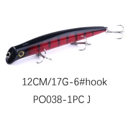 New Popper Fishing Lure 2021 Weigths 17g 12cm Topwater Wobbler Accessories Artificial Bait Goods Floating Wobblers Fish Tackle