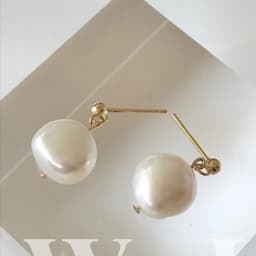 Minar Delicate Genuine Freshwater Pearl Earring for Women Gold Color Metal Baroque Pearls Long Drop Earrings Elegant Oorbellen
