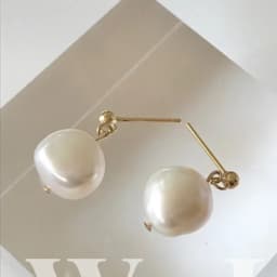 Minar Delicate Genuine Freshwater Pearl Earring for Women Gold Color Metal Baroque Pearls Long Drop Earrings Elegant Oorbellen