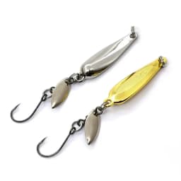 OUTKIT 1Pcs Spinner Spoon Metal Bait Micro Fishing Lure Small Sequins Copper Long Shot Baits For Bass Trout Perch Pike Rotating