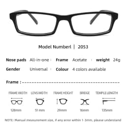 BEGREAT Classic Black Square Frame Acetate Optical Glasses for Women Men Ocular High-quality Eyeglasses Spectacles Eyewear