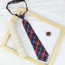 33*6cm/13*13cm JK Ties Women Plaid Neck Tie Girls Japanese Style for Jk Uniform Cute Necktie Plaid Uniform School Accessories