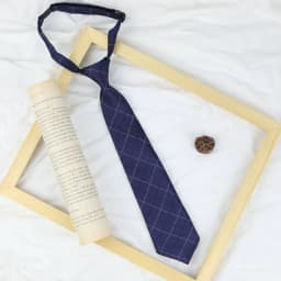 33*6cm/13*13cm JK Ties Women Plaid Neck Tie Girls Japanese Style for Jk Uniform Cute Necktie Plaid Uniform School Accessories