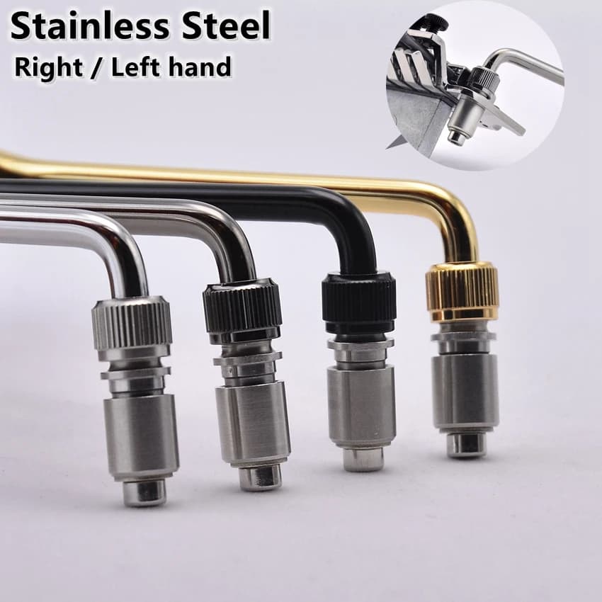 1 Set Right / Left-hand Stainless Steel Tremolo System Bridge Arm / Tremolo Bar With Screw