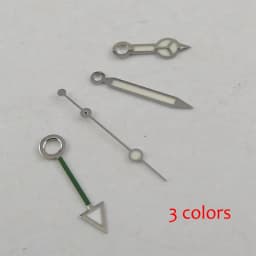 NEITON Blue/Green GMT Watch Hands Green Luminous Fit Miyota 8215 8205 821A Mingzhu 2813 3804 5833 Movement