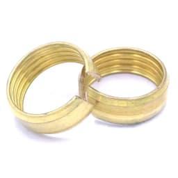10pcs Fit Tube ID x OD 12x16mm 16x20mm 20x25mm 26x32mm Pex-AL-Pex Tube Brass Compression Fitting Ferrule Ring Floor Heating