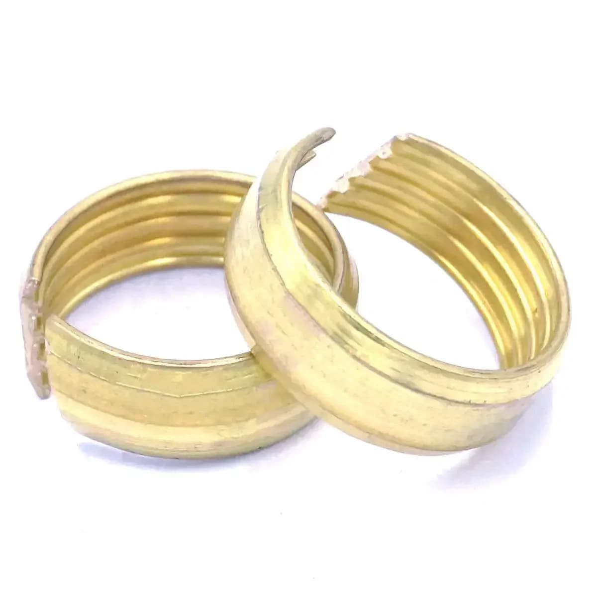 10pcs Fit Tube ID x OD 12x16mm 16x20mm 20x25mm 26x32mm Pex-AL-Pex Tube Brass Compression Fitting Ferrule Ring Floor Heating