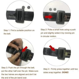 10Pcs Car Seat Belt Stopper Buttons Non-slip Universal Limit Safety Buckles Retainer Car Parts Fastener Auto Accessories
