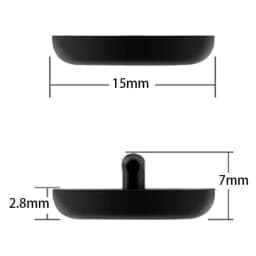 10Pcs Car Seat Belt Stopper Buttons Non-slip Universal Limit Safety Buckles Retainer Car Parts Fastener Auto Accessories